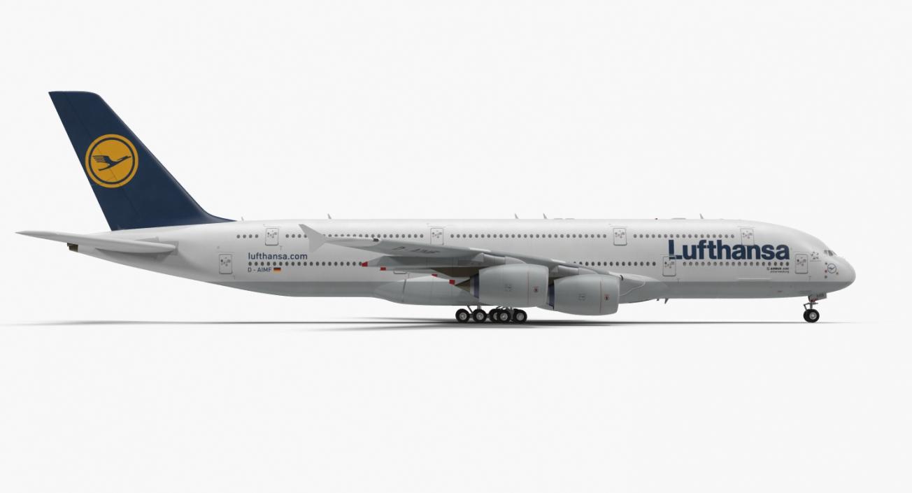 Airbus A380-1000 Air France 3D